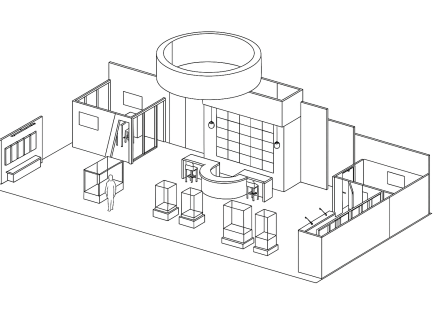 All World Machinery Line Drawing